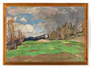 Early Spring In Trins, Tyrol by Rudolf Hafner
