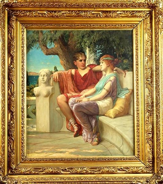 Neoclassical Genre Scene With Two Figures - view 1