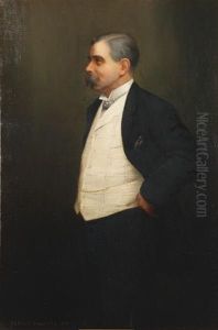 Portrait Of Godfrey Clark With Ivory Waistcoat Portrait Of Godfrey Clark With Ivory Waistcoat