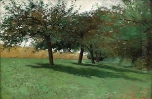 Fransk Frukttradgard by August Vilhelm Nikolaus Hagborg