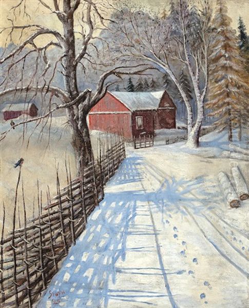 The Path To The Barn - view 1