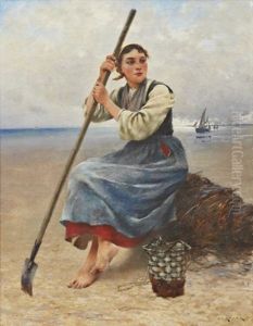 Musselplockerska I Normandie