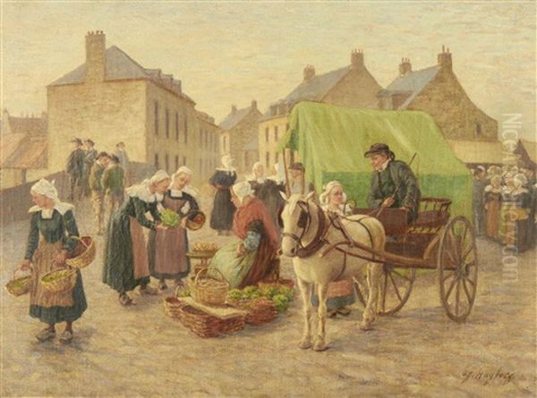 Market In Brittany - view 1