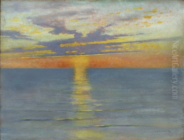 Solnedgang Over Havet - view 1