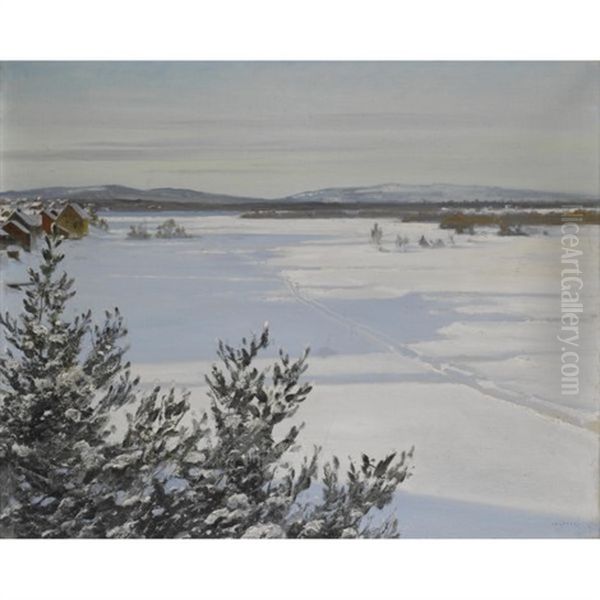 Snolandskap - Snowy Landscape - view 1