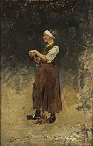 Allmogekvinna Allmogekvinna