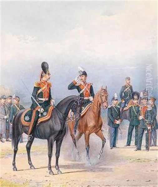 Russischedragoner Zur Zeit Des Zaren Alexander Ii. - view 1