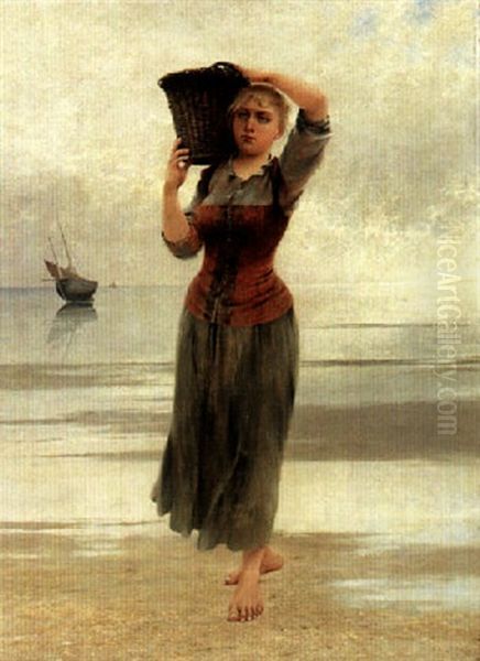 The Fisherman's Daughter by August Vilhelm Nikolaus Hagborg
