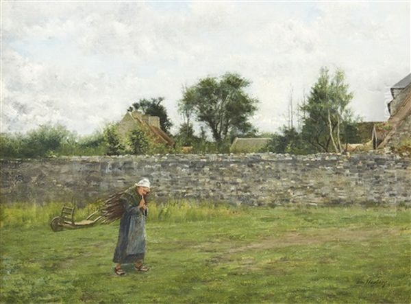 Fransk By Med Kvinna - view 1