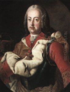 Portrait Of Franz I Of Lorraine, Holy Roman Emperor, Half-length by Michael Christoph Emanuel Hagelgans