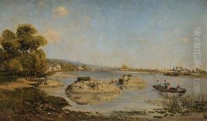 Les Roches D'arquebises by Victor Charles Hageman