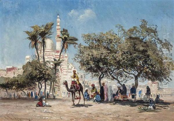 Gathering Outside The Citadel - view 1