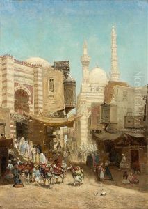 Vue Du Caire by Godefroy de Hagemann