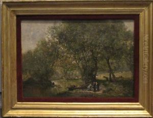 Le Partage De La Recolte by Godefroy de Hagemann
