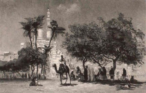 Midday In An Oriental Town - view 1