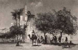 Midday In An Oriental Town