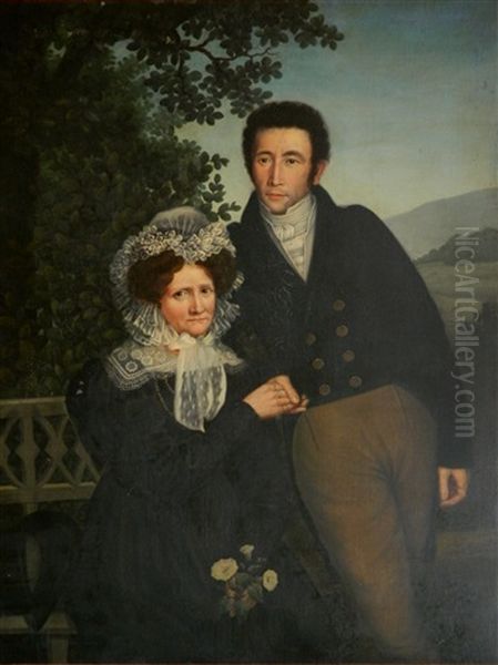 Portrait Of Ernst And Elenore Pressprich - view 1