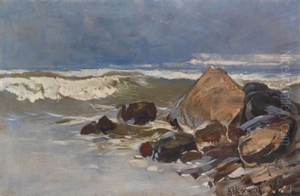 Strand Bei Lohme Mit Felsen - view 1