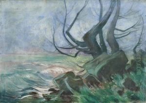 Strandlandschaft An Der Ostsee by Karl Hagemeister