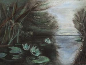 Landscape With Water Lilies by Karl Hagemeister