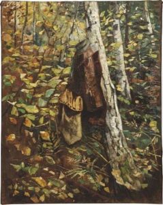 Herbstlicher Birkenwald by Karl Hagemeister
