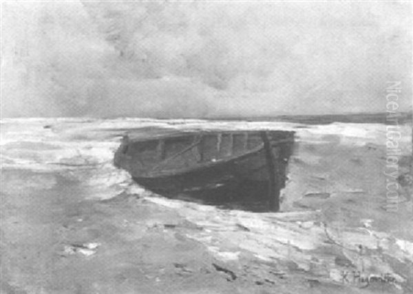 Fischerboot Am Strand - view 1
