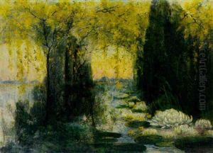 Seerosenteich by Karl Hagemeister