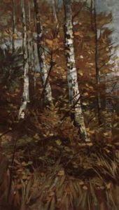 Herbstlicher Birkenwald by Karl Hagemeister