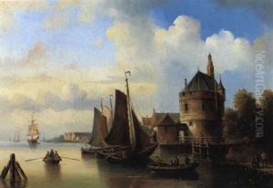 Hollandische Kustenstadt by Jacob Ten Hagen