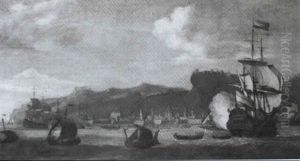 Evening Gun Off A Mediterranean Port