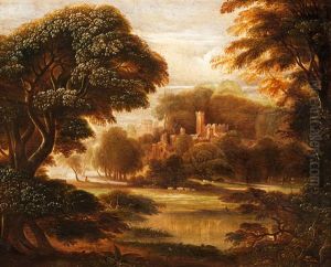 Flusslandschaft by Joris van der Hagen