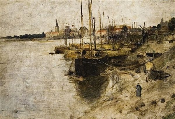 Am Rhein Bei Dusseldorf - view 1
