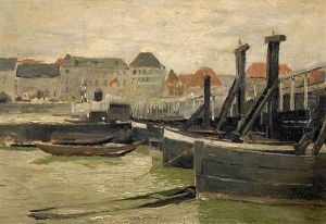 Die Alte Schiffbrucke In Dusseldorf