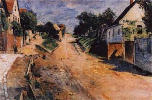 Dorfstrasse Bei Weimar by Theodor Joseph Hagen