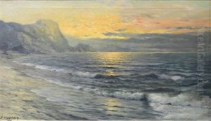 Untitled, (golden Gate Sunset) by Nels Hagerup
