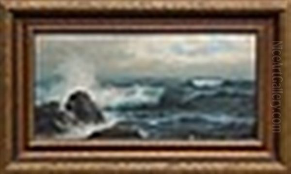 Coastal View With Ship - view 1