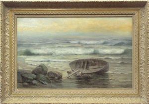 Boat On The Shore by Nels Hagerup