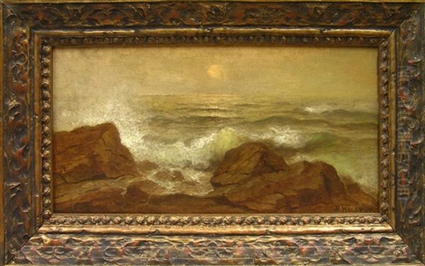 Sun Setting Over The Coast - view 1