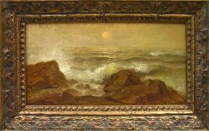 Sun Setting Over The Coast by Nels Hagerup