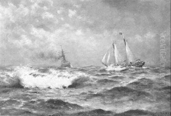 Stormy Seas Off San Francisco - view 1