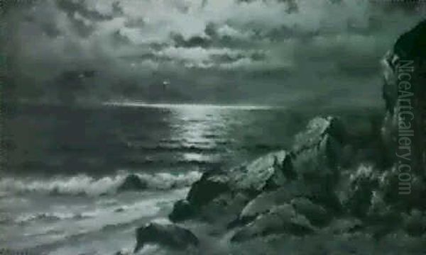 Moonlight Across San Francisco Bay - view 1