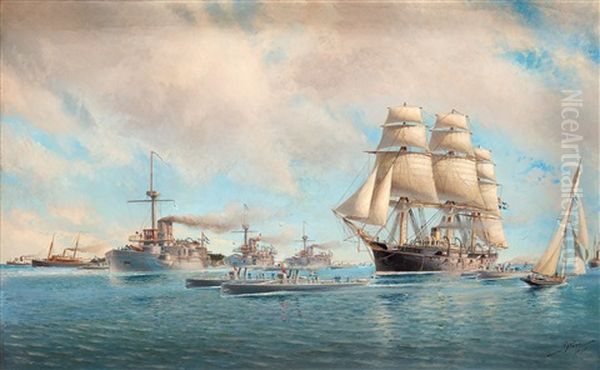 Svensk Flotteskader (swedish Ships) - view 1