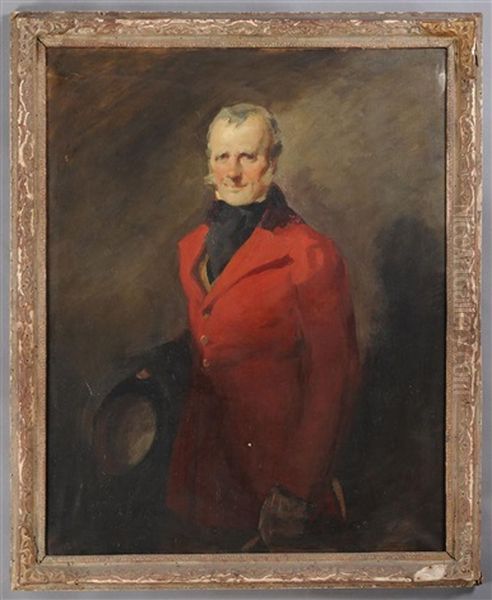Portrait Of A Gentleman In Hunting Pinks - view 1