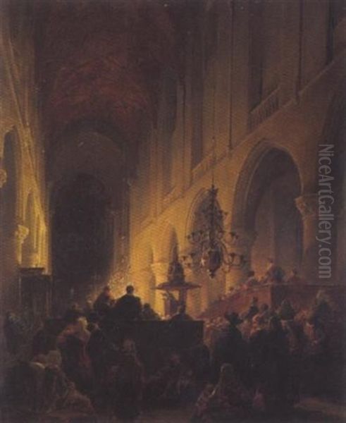 Andacht In Einer Kathedrale - view 1