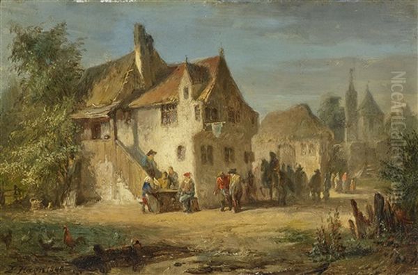 In Front Of The Village - view 1