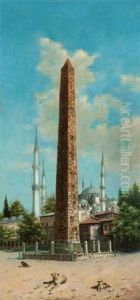 Vue De La Mosquee Bleue by Simon Hagopyan