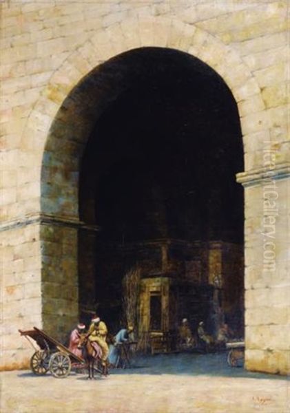 L'entree Des Souks A Constantinople - view 1