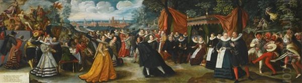 The Marriage Of Valentin Von Bodecker And Agathe Von Der Linde, The City Of Gdansk Beyond - view 1