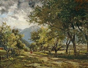 Landschaft Am Kochelsee by Joseph Hahn