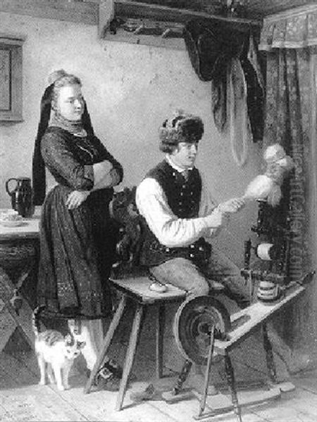 Spinning Wool - view 1